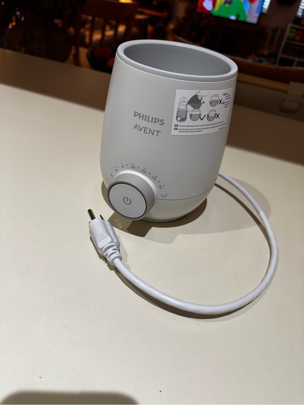 Philips Avent White Bottle Warmer